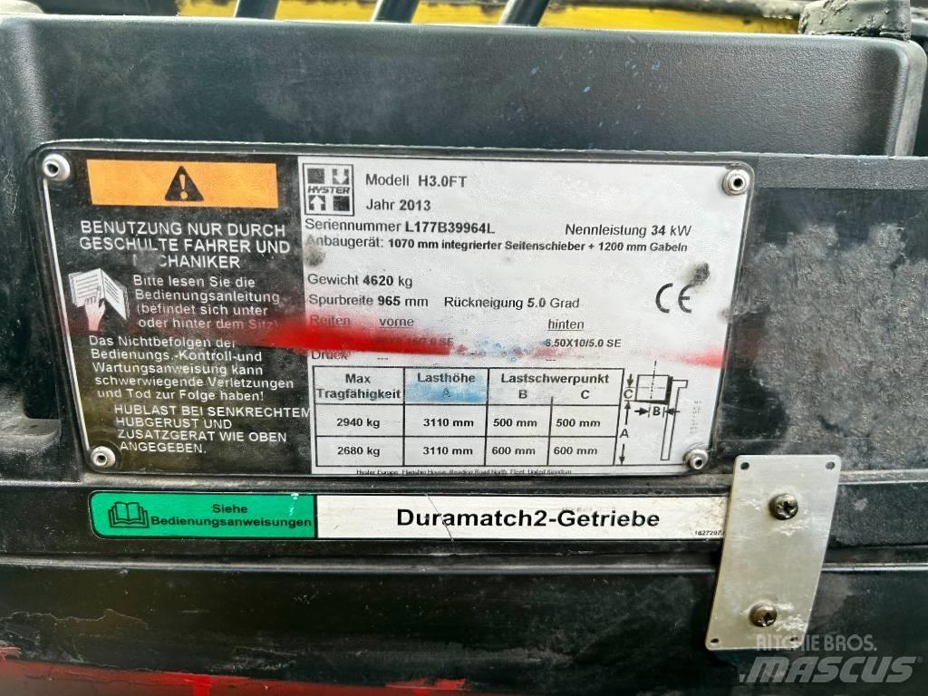 Hyster H 3.0 FT Empilhadores Diesel