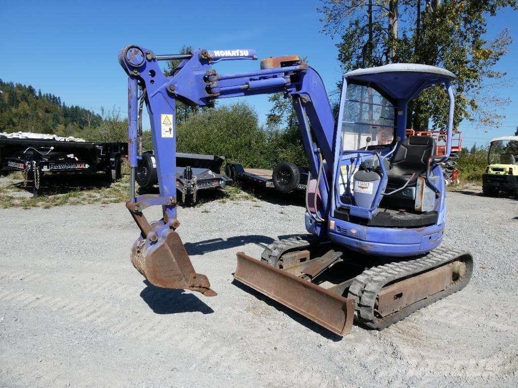 Komatsu PC20UU-3 Mini Escavadoras <7t