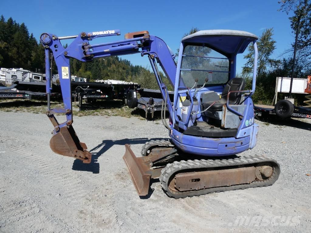 Komatsu PC20UU-3 Mini Escavadoras <7t