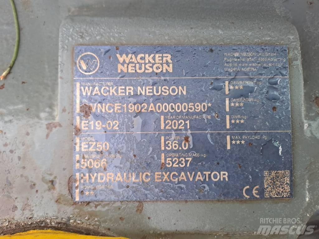 Wacker Neuson EZ50 Escavadoras de rastos