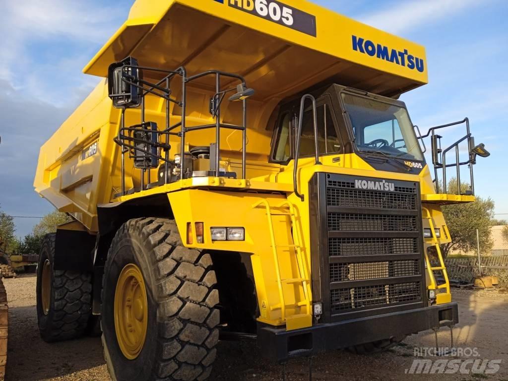 Komatsu HD 605-7E0 Camiőes dumper basculantes rígidos