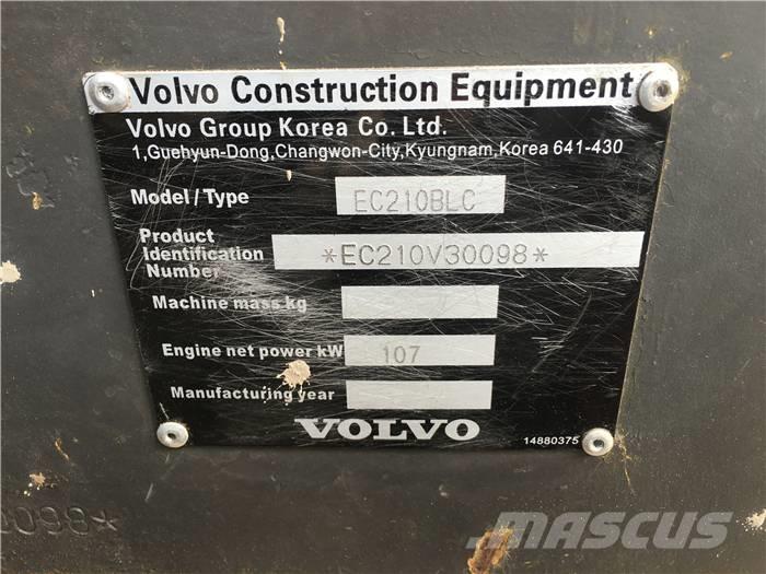 Volvo EC 210 B LC Escavadoras de rastos