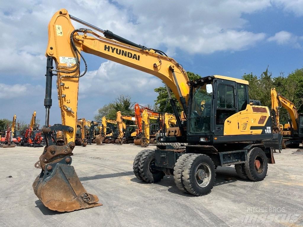 Hyundai HW140 Escavadoras de rodas