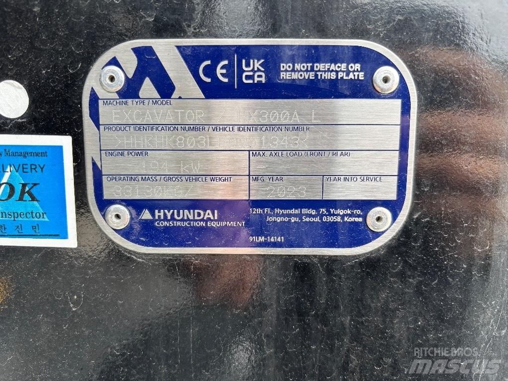 Hyundai HX300A L Escavadoras de rastos