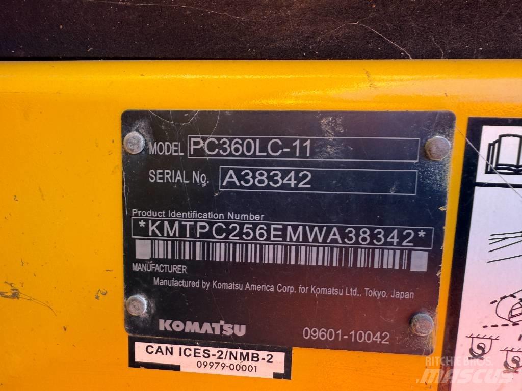 Komatsu PC360LC-11 Escavadoras de rastos
