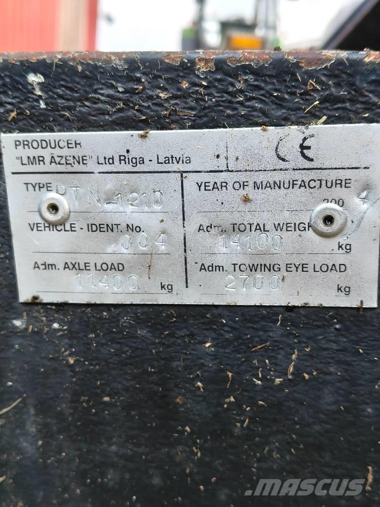 Tempo PTN-1210 Espalhadores de estrume