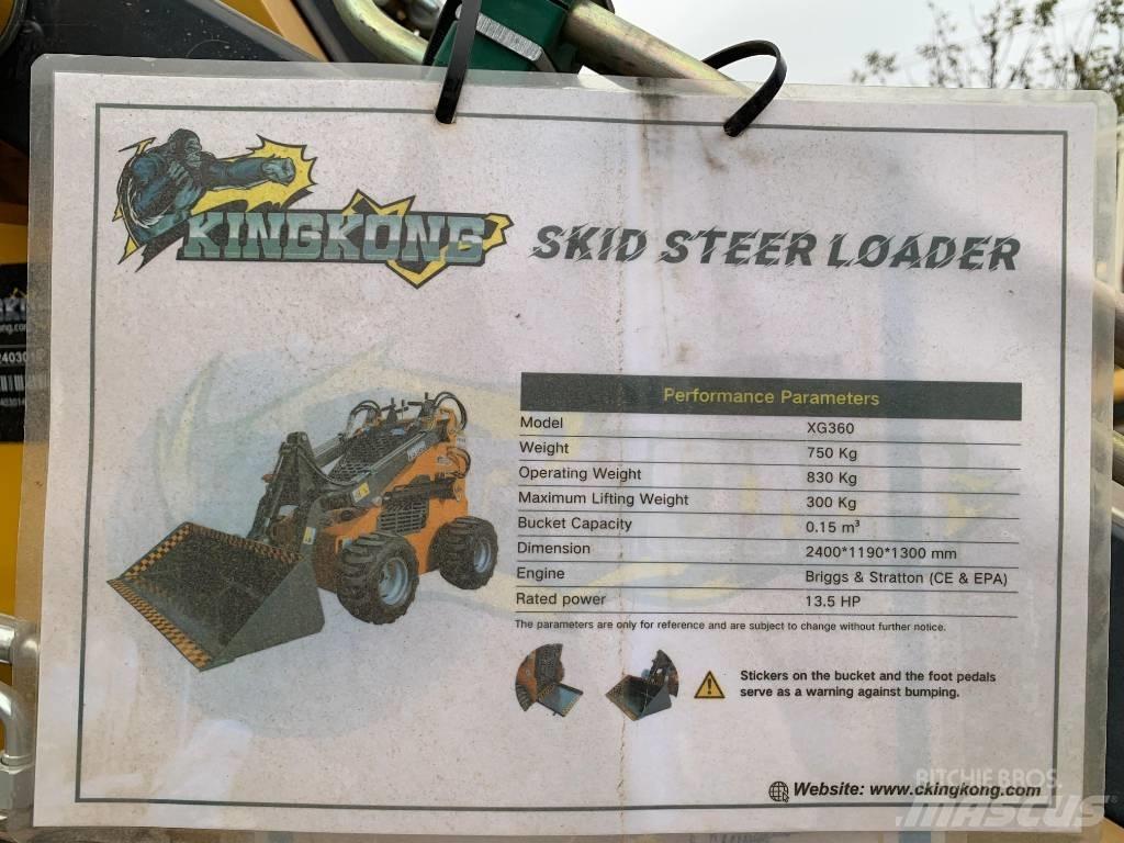 KingKong XG360 Carregadoras de direcção deslizante
