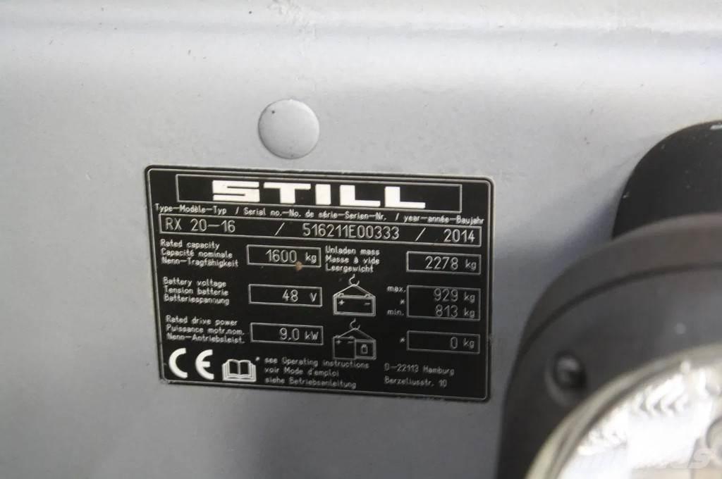Still RX 20-16 Empilhadores eléctricos