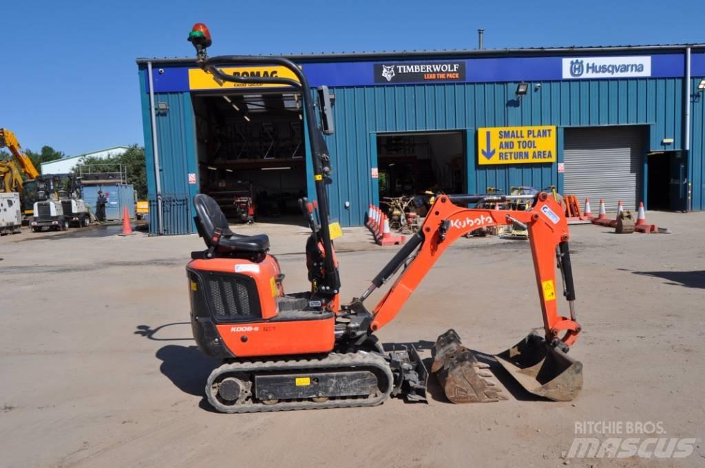 Kubota K 008-5 Mini Escavadoras <7t
