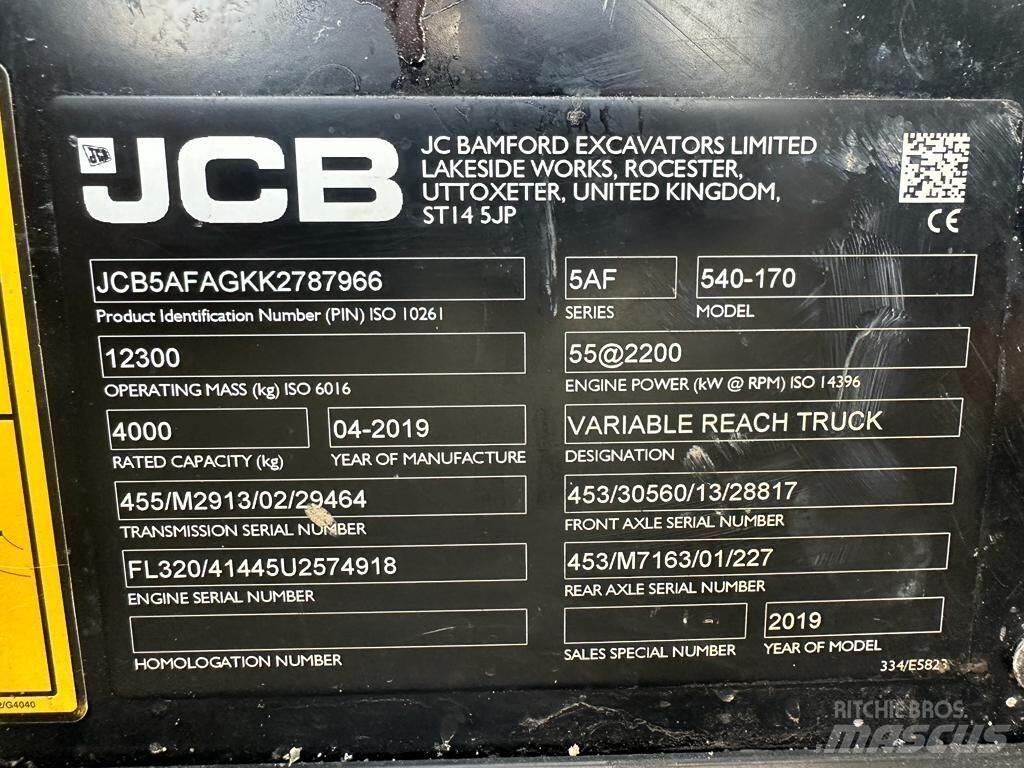 JCB 540-170 Manipuladores telescópicos