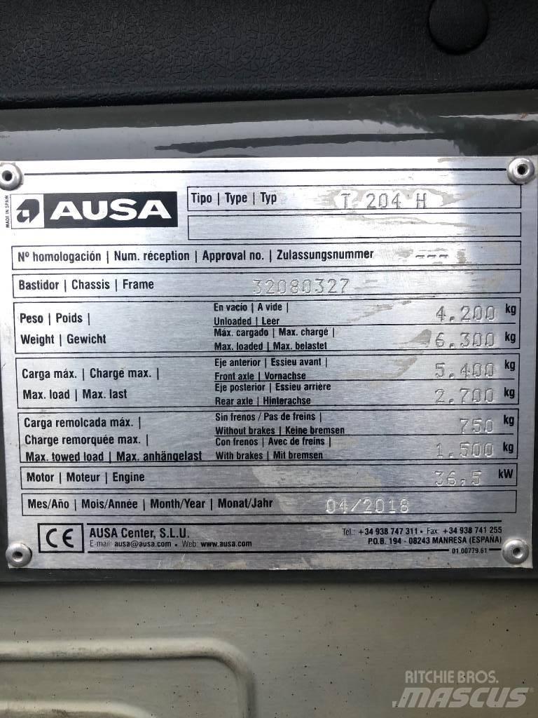 Ausa T 204 H Manipuladores telescópicos