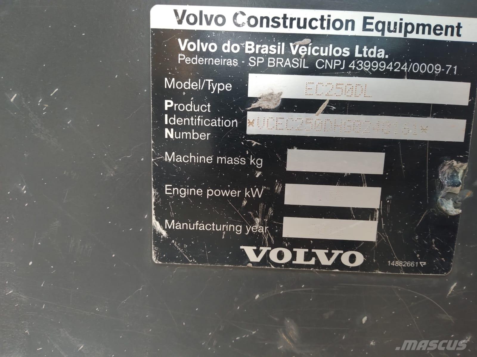 Volvo EC 250 D L Escavadoras de rastos