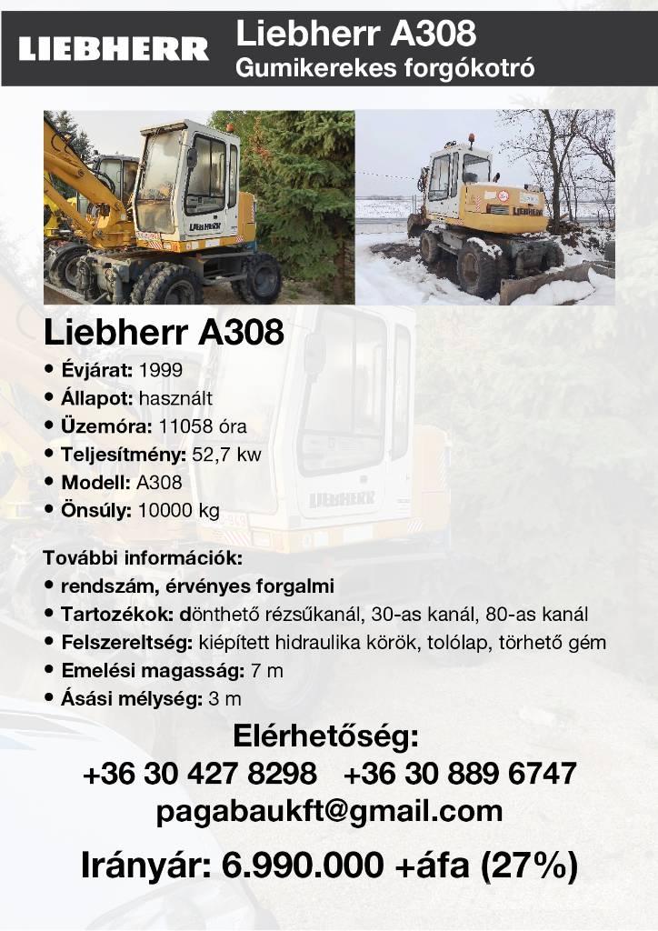 Liebherr A 308 Escavadoras de rodas