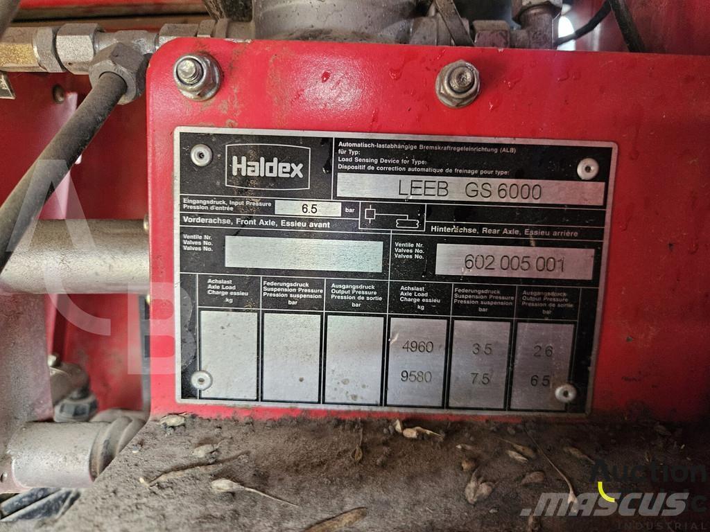 Horsch GS 6000 Pulverizadores rebocados