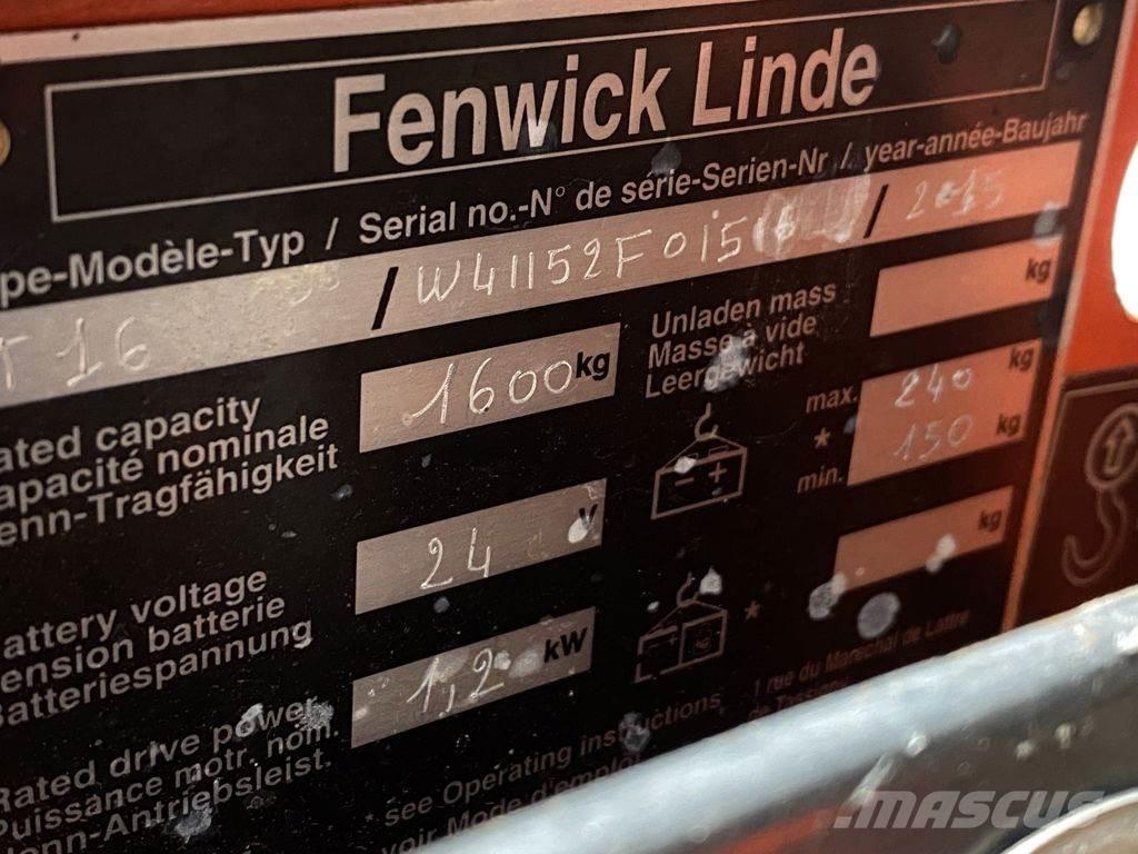 Linde T16 Porta palettes