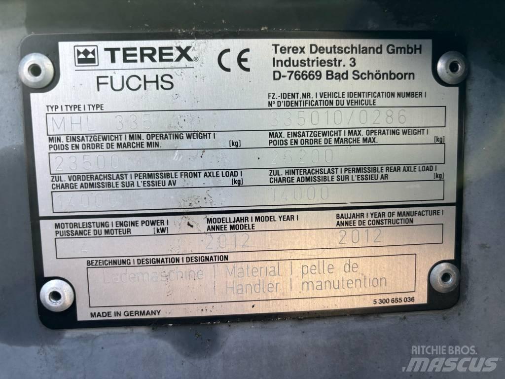 Fuchs MHL 335 Manipuladores de resíduos / indústria