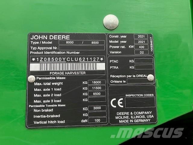 John Deere 8500i Forrageiras auto-propulsionadas
