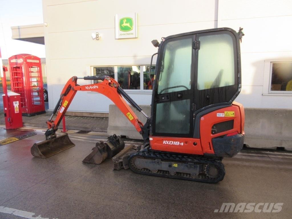 Kubota KX018-4 Escavadoras de rastos