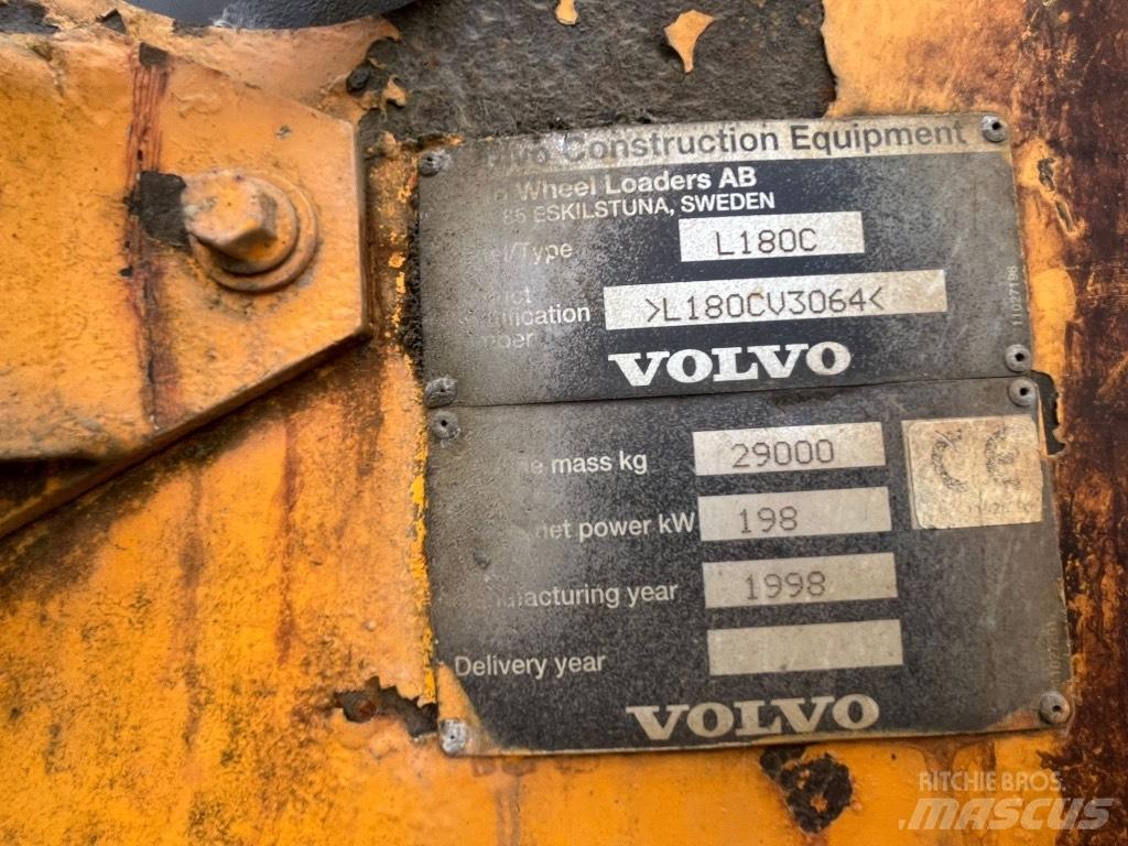 Volvo L180c Pás carregadoras de rodas
