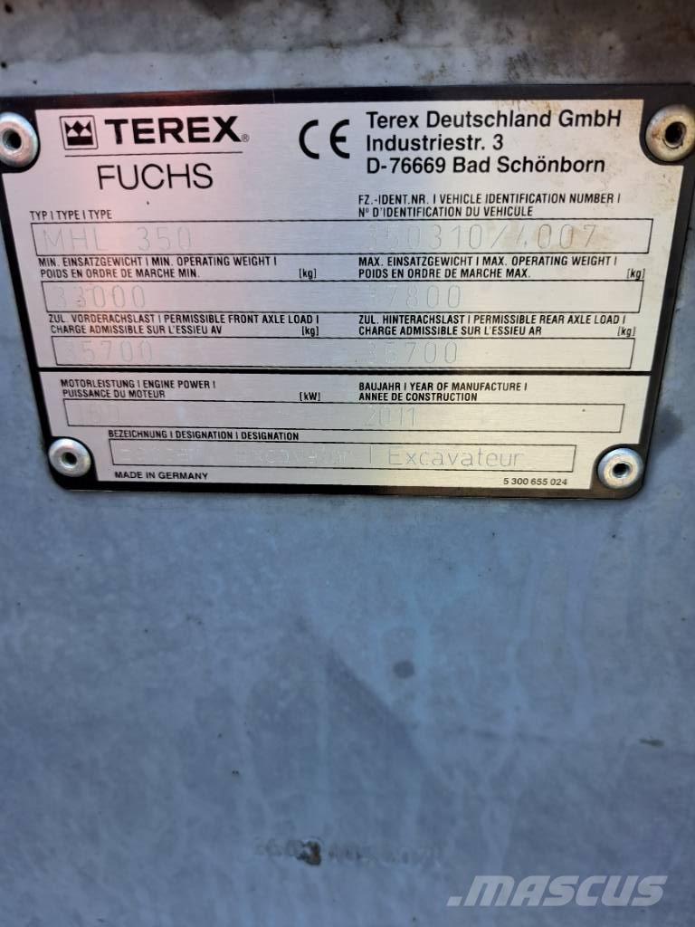 Fuchs MHL350E + Polyp Manipuladores de resíduos / indústria