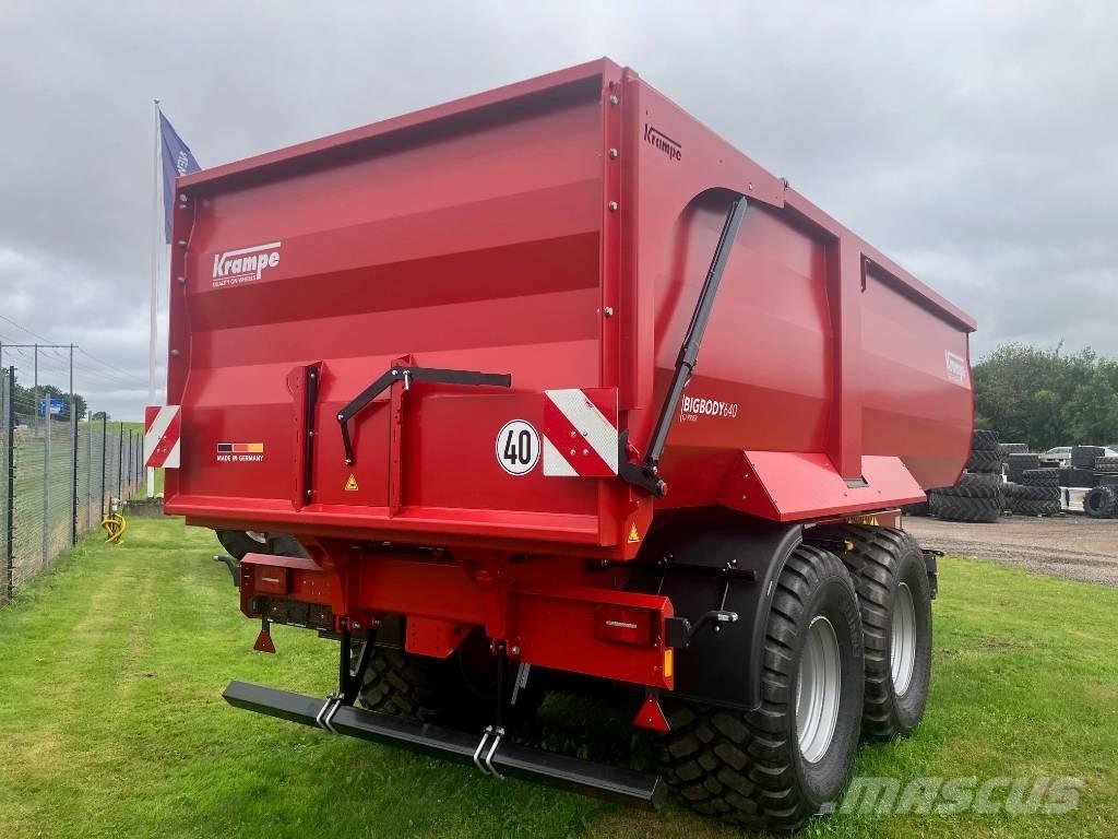 Krampe Big Body 640 Reboques Agrícolas basculantes