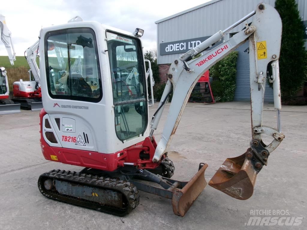 Takeuchi TB 216 Mini Escavadoras <7t