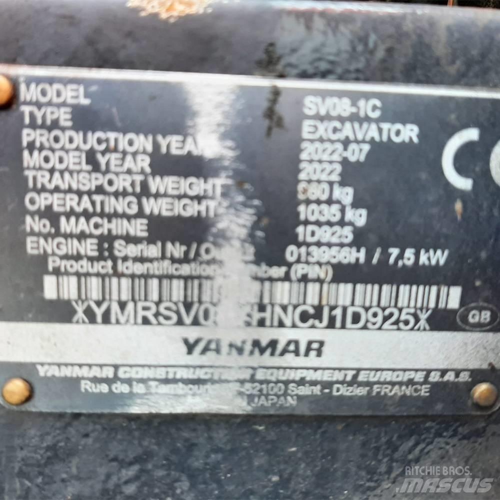 Yanmar SV 08 Mini Escavadoras <7t