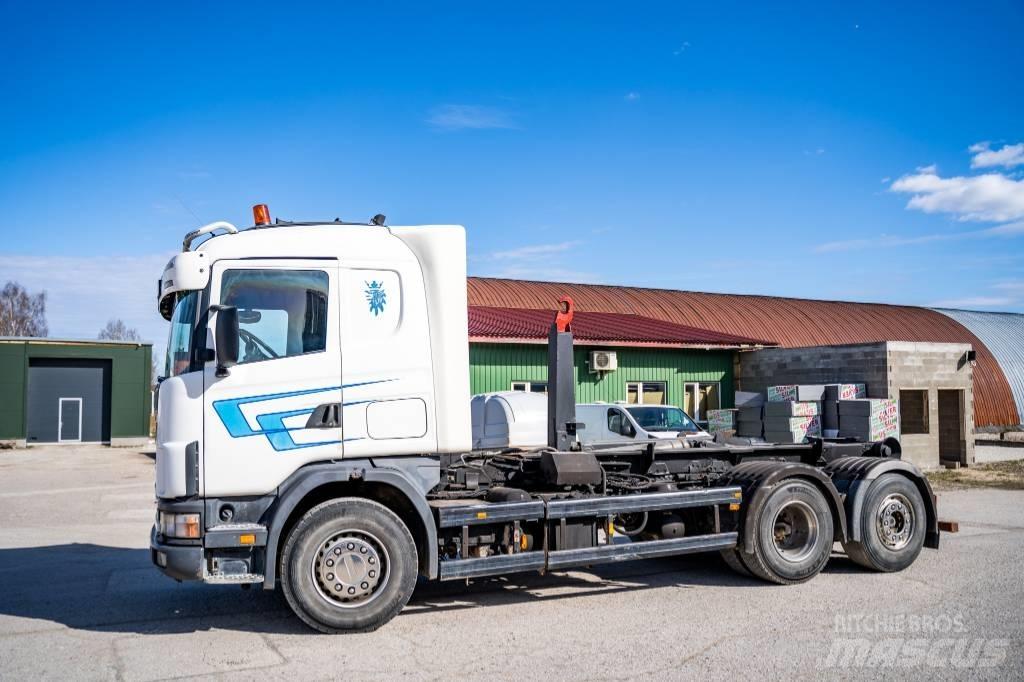 Scania R 144 GB Camiões Ampliroll