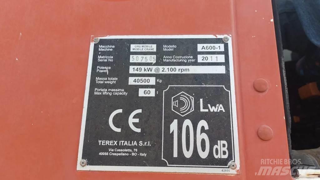 Terex A600 Gruas Fora-de-estrada