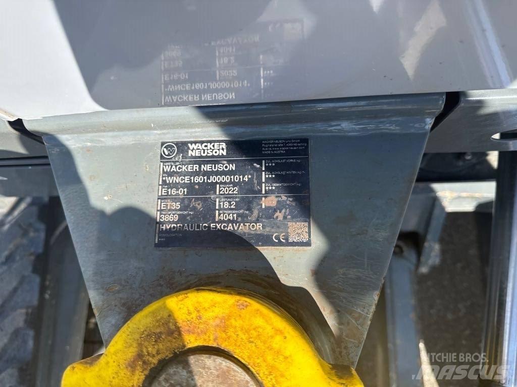 Wacker Neuson ET35 Escavadoras de rastos