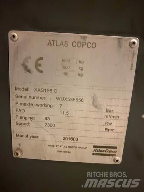 Atlas Copco XAS 186 Compressores