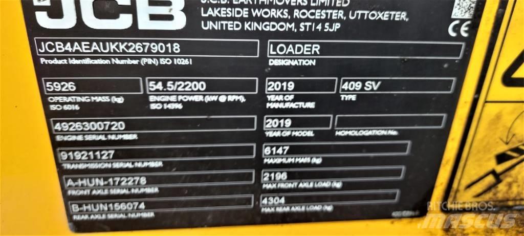 JCB 409 Pás carregadoras de rodas