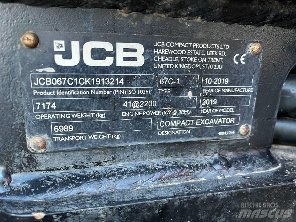 JCB 67 C Mini Escavadoras <7t