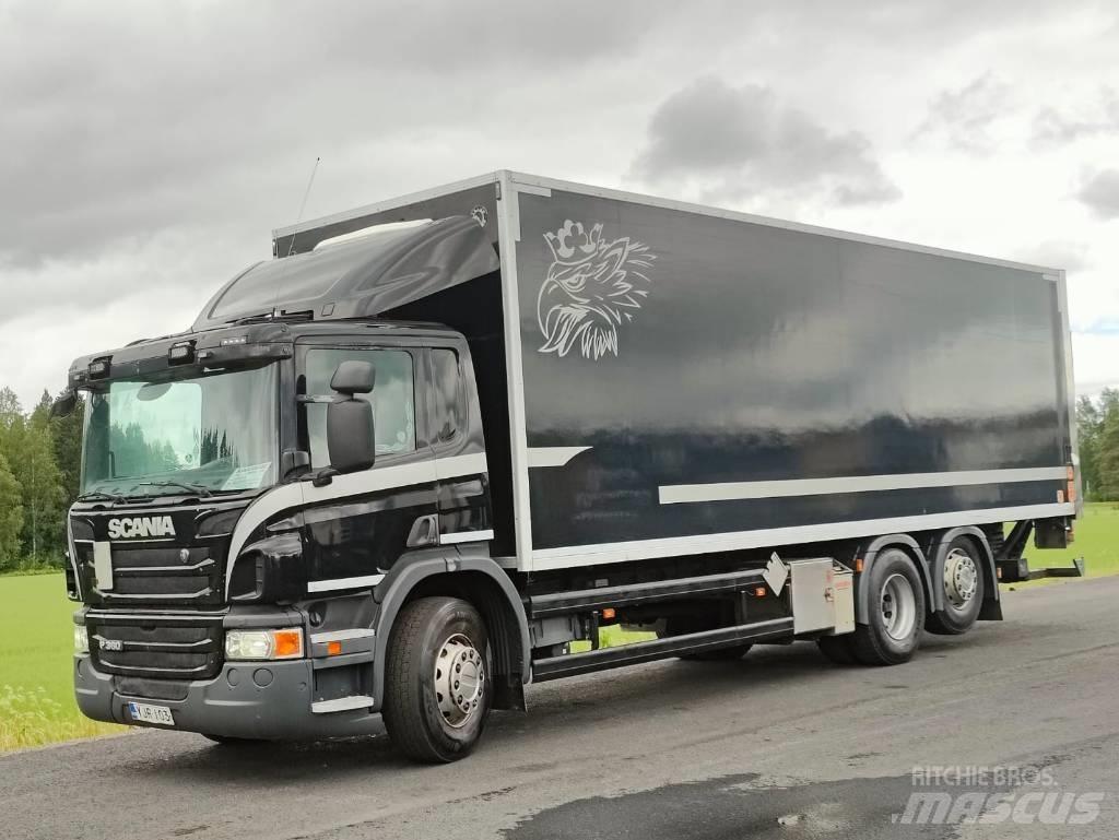 Scania P 360 Camiões de caixa fechada