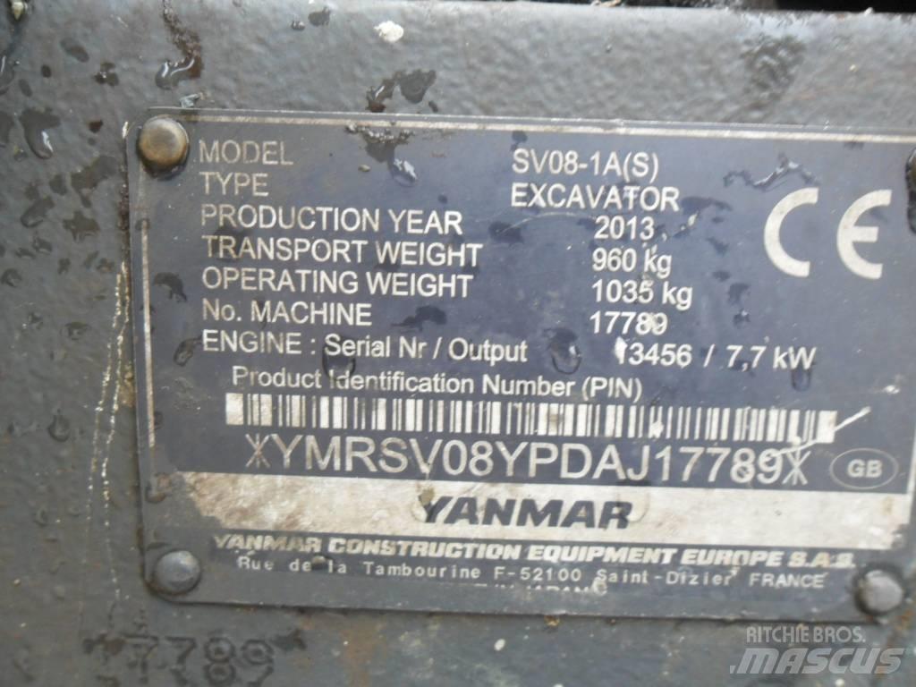 Yanmar SV 08 Mini Escavadoras <7t