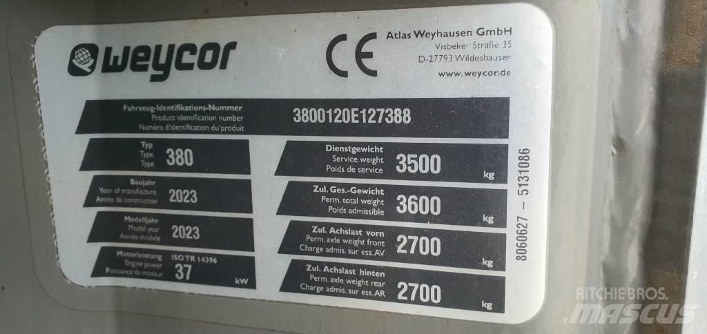 Weycor AR 380 Pás carregadoras de rodas
