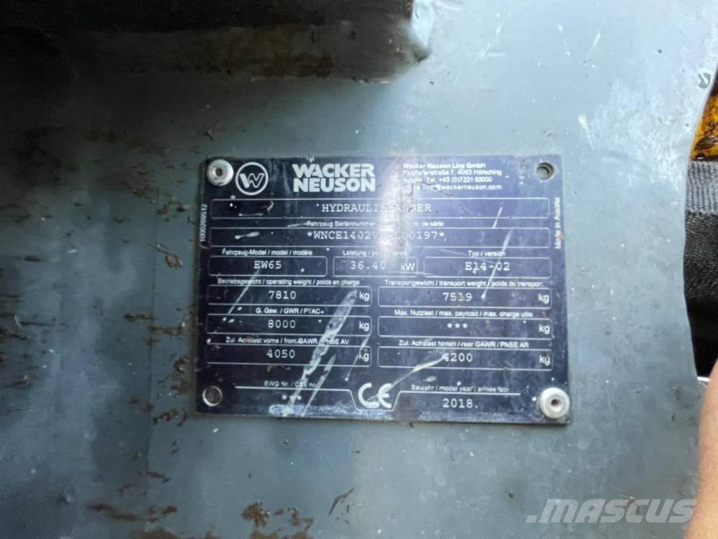 Wacker Neuson W65 Escavadoras de rodas