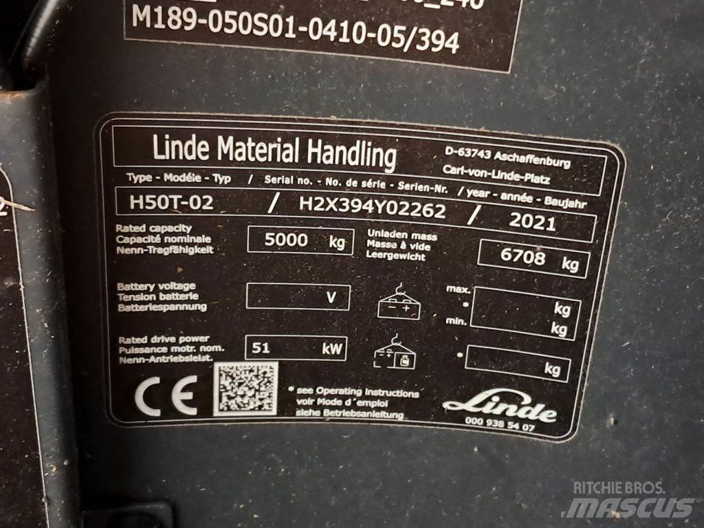 Linde H50T-02 Empilhadores a gás