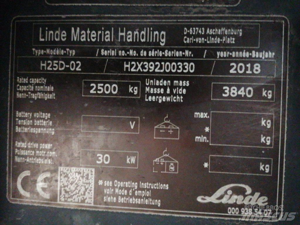 Linde H25D-02 Empilhadores Diesel