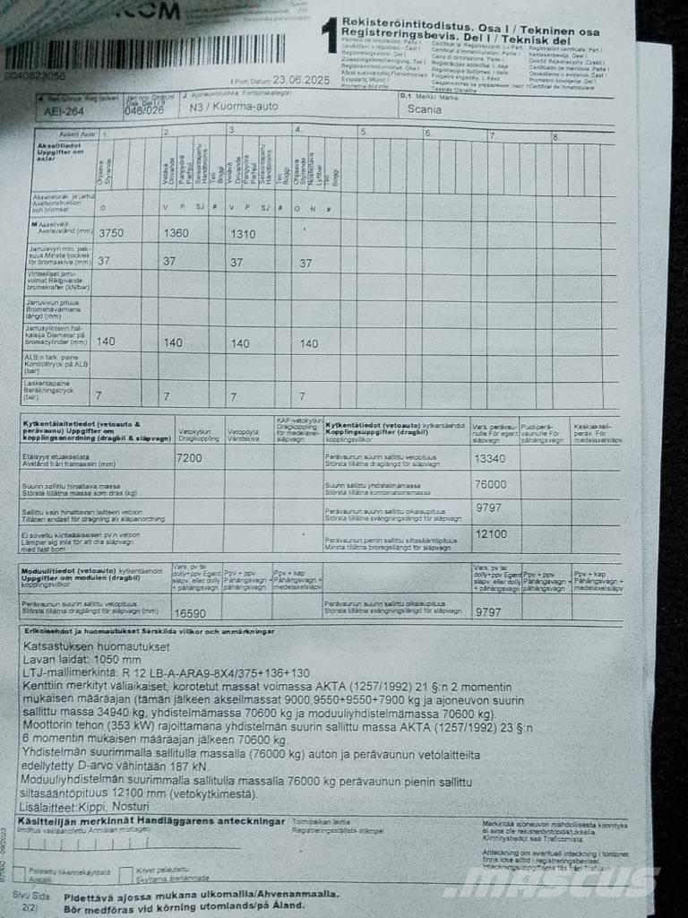 Scania R 480 LB Camiões basculantes