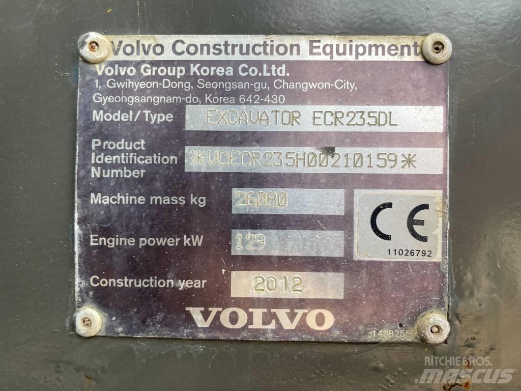 Volvo ECR 235 DL Escavadoras de rastos