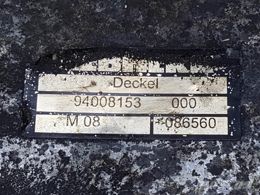 Liebherr L 546 Chassis e suspensões