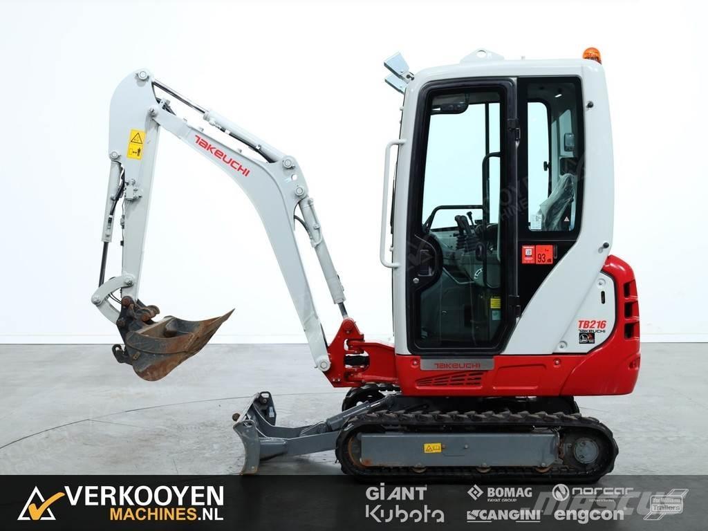 Takeuchi TB216 Mini Escavadoras <7t