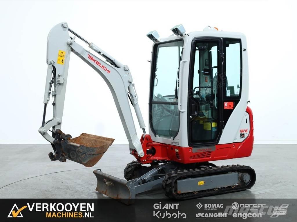 Takeuchi TB216 Mini Escavadoras <7t
