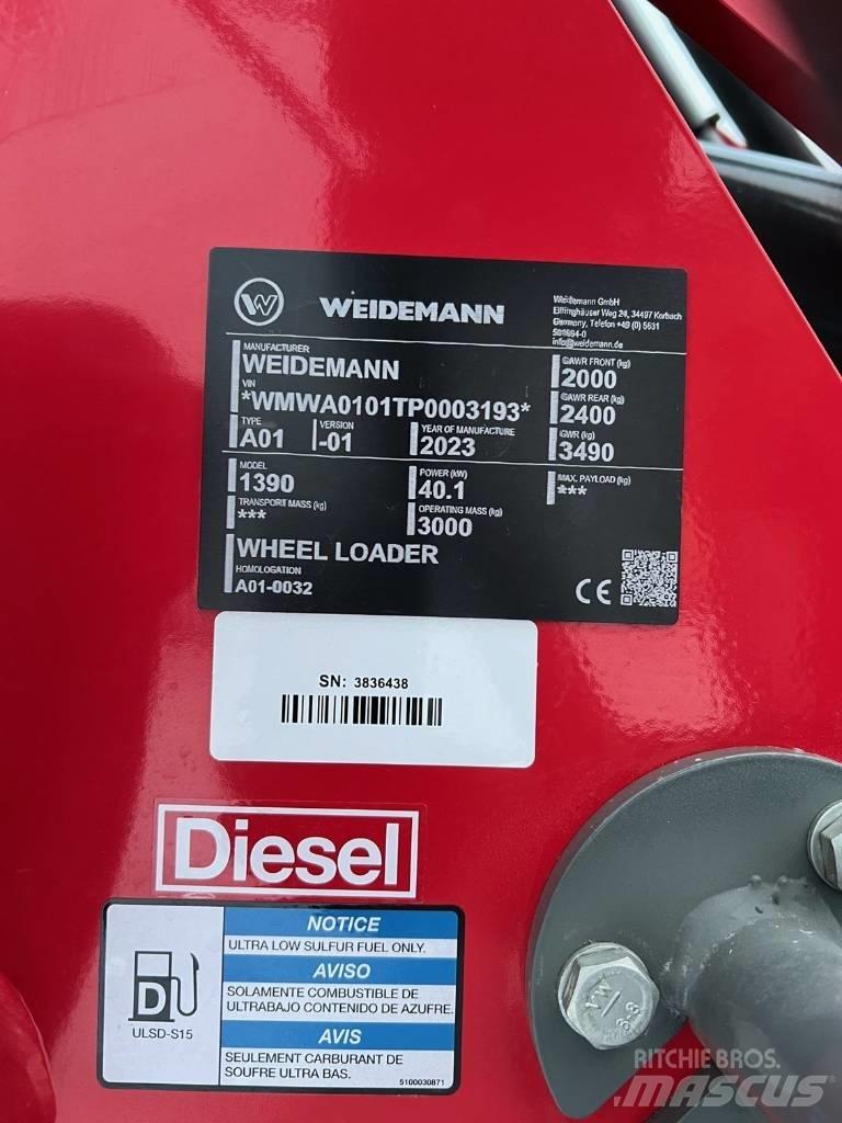 Weidemann 1390 Pás carregadoras de rodas