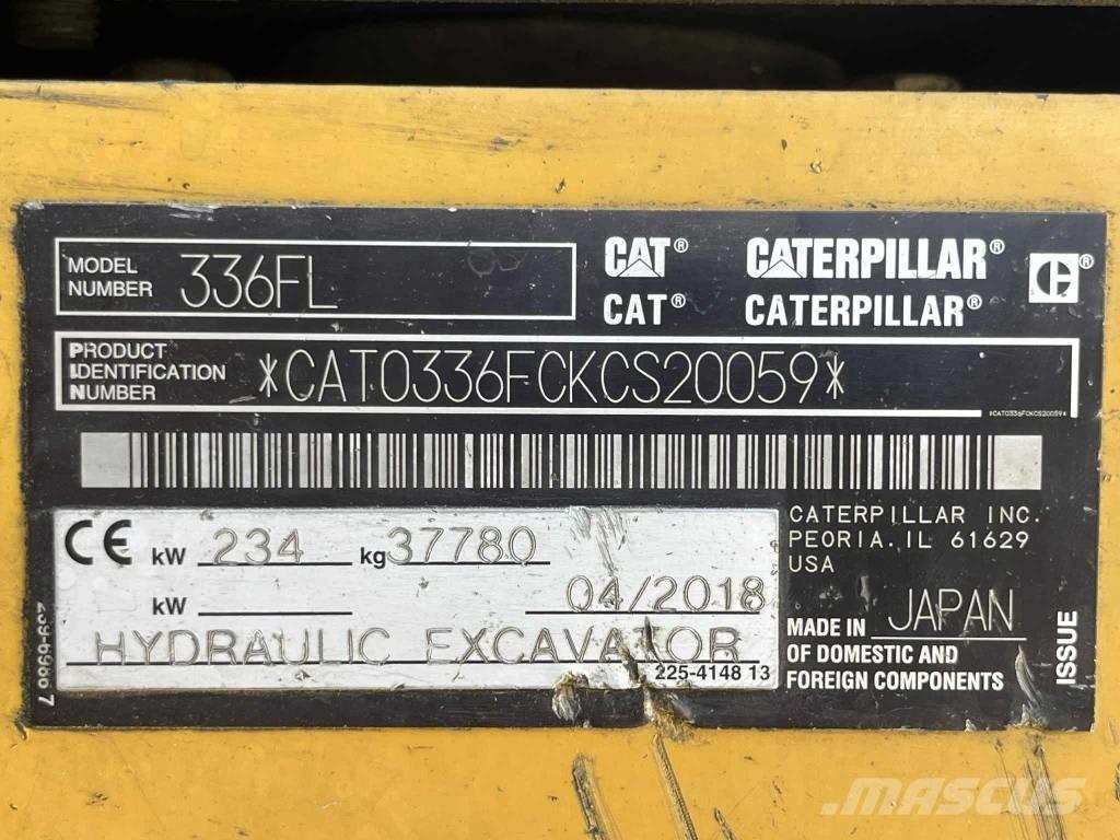 CAT 336 FL Escavadoras de rastos