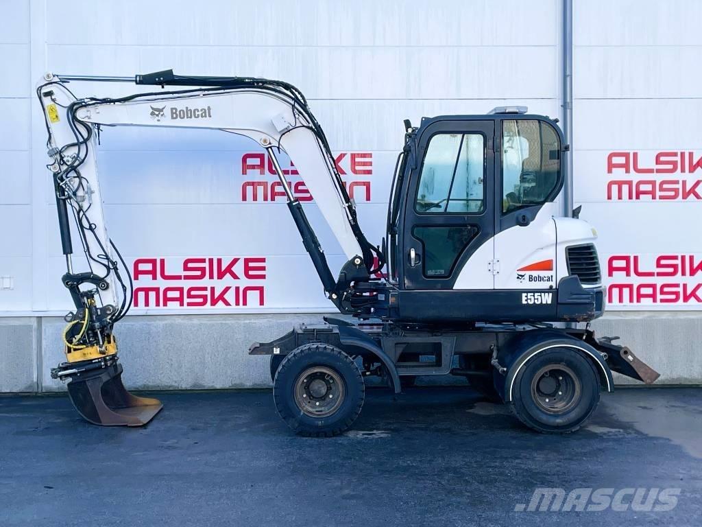 Bobcat E 55 W Escavadoras de rodas