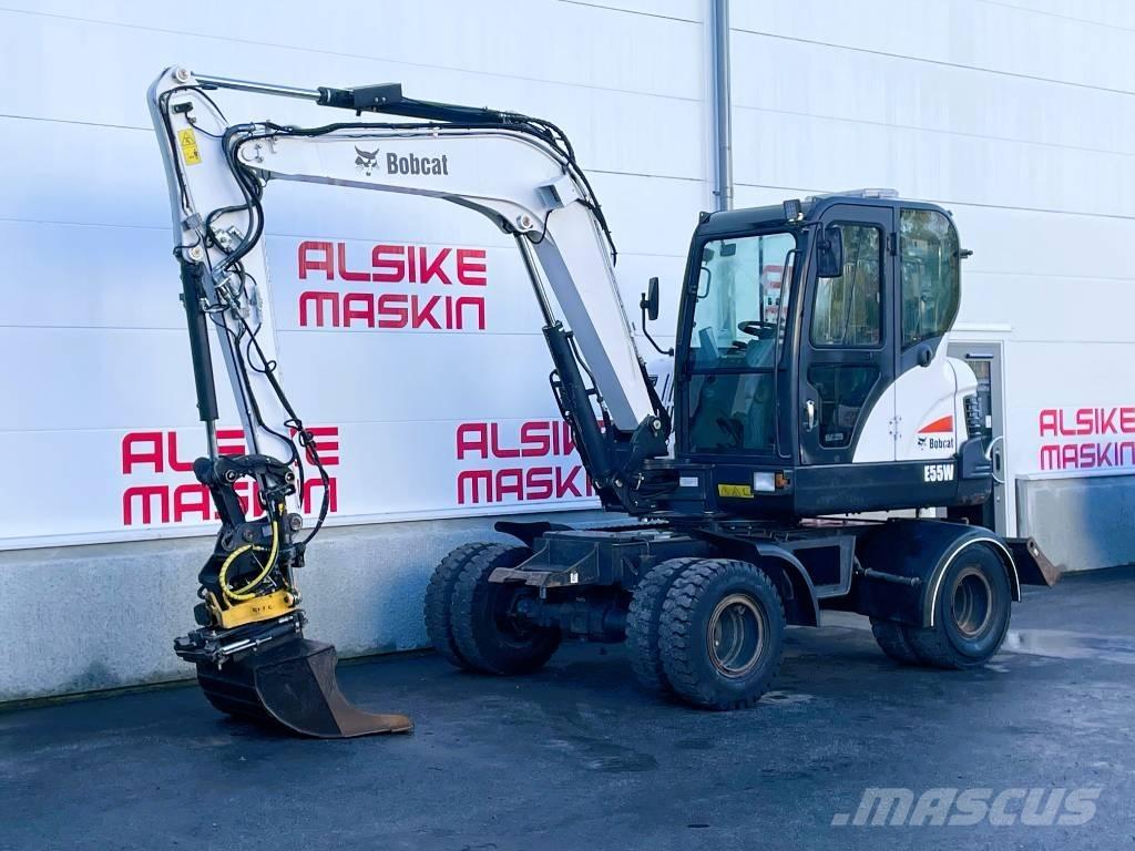 Bobcat E 55 W Escavadoras de rodas