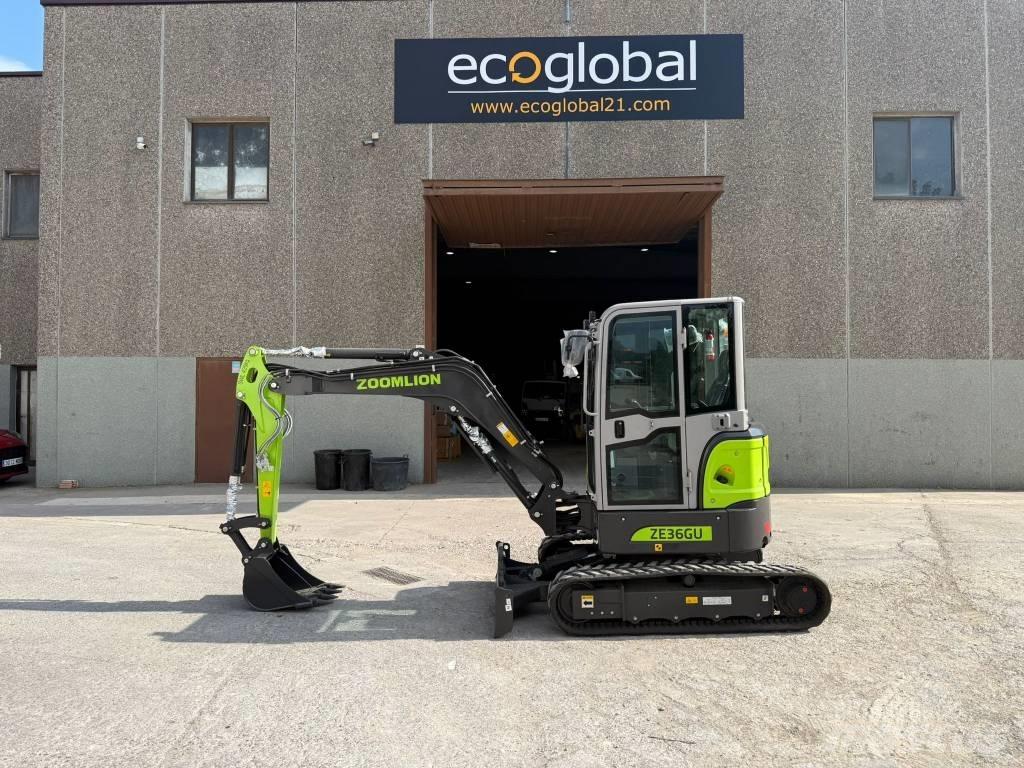 Zoomlion ZE 36 GU Mini Escavadoras <7t