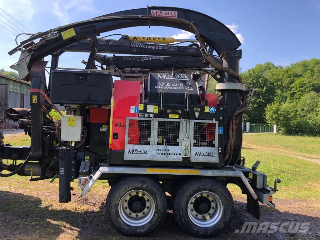 Mus-Max WT8XLZ Estilhaçadoras florestais